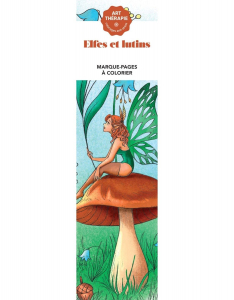 Elfes et Lutins. Marque-pages a colorier. Colouring bookmarks