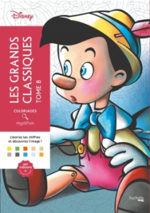 Coloriages mysteres Les Grands classiques Disney Tome 8. Klasyka Disney'a. Tom 8. Kolorowanka według numerków