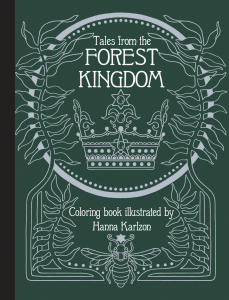 [DEFECT] Tales From the Forest Kingdom Coloring Book. Berattelser fran skogsriket English edition