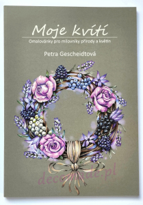 My flowers. Moje kviti. Czech coloring book