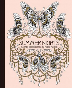 Summer Nights. Angielska wersja kolorowanki Sommarnatt