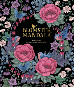 Blomstermandala Original Swedish coloring book