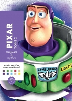 Coloriages Mystères Pixar. Tome 2. Kolorowanka według numerków z motywami z bajek Pixar