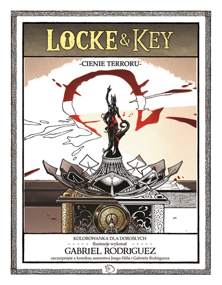 Locke & Key: Shades of Terror Coloring Book. Polish edition