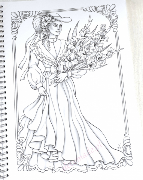 Victorian Grace Adult Coloring Book
