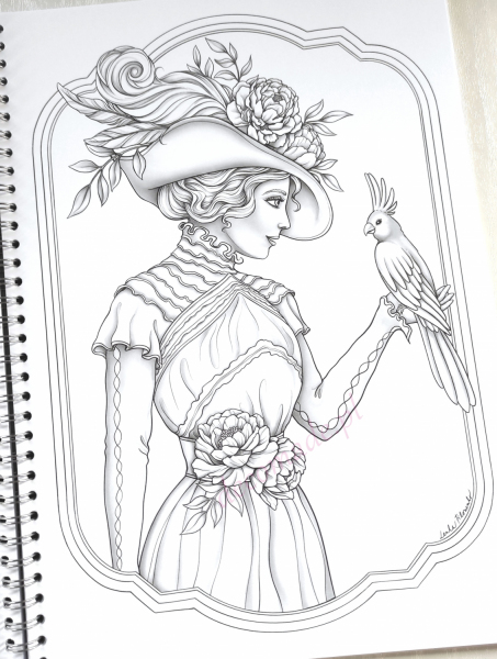 Victorian Grace Adult Coloring Book