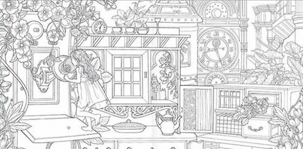 The Time Chamber: A magical story and colouring book. Polish edition