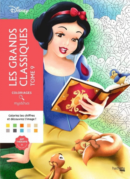 Tome 9: Les grands classiques Disney. Klasyka Disney'a. Tom 9. Kolorowanka według numerków