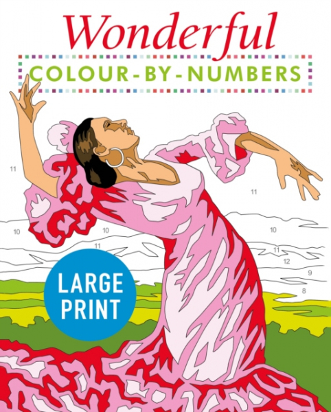 Wonderful Colour by Numbers Large Print