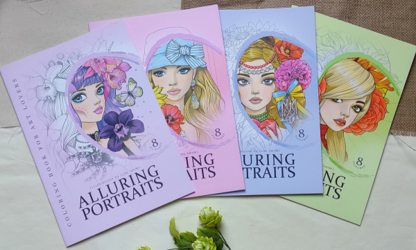 Alluring Portraits - 4 issues for coloring