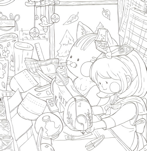 Saesaemi's Daily Coloring Book