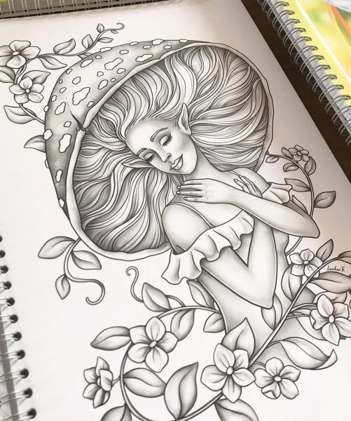 Fairy Bliss Coloring book