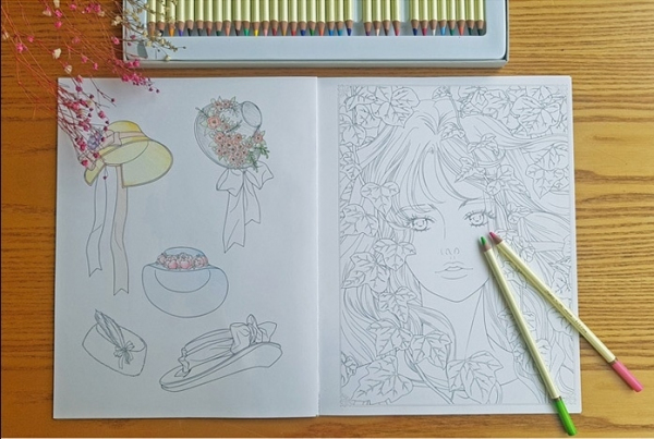 Little Women Coloring Book. Małe kobietki - kolorowanka
