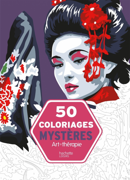 50 coloriages mysteres. Kolorowanka według numerków
