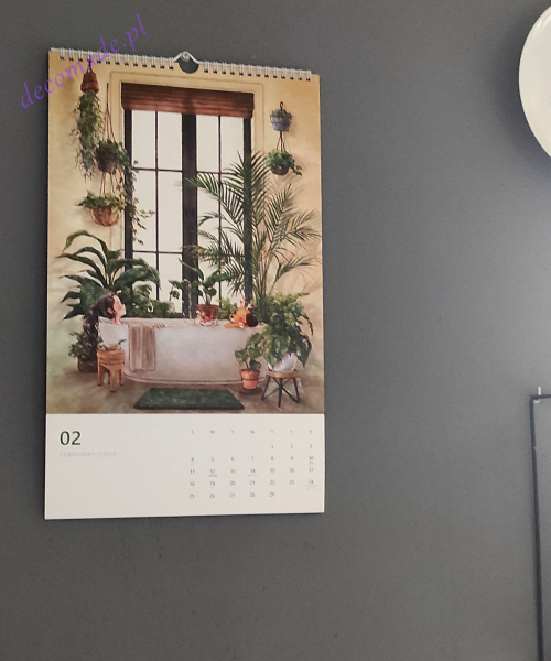 Aeppol Wall Calendar Forest Girl's Diary 2024