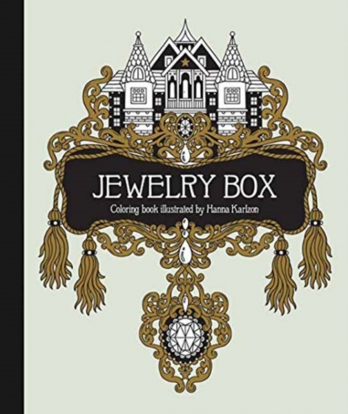 Jewelry Box Coloring Book. Angielska wersja Smyckeskrinet w Portrety