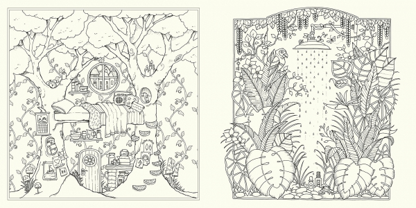 Rooms of Wonder : Step Inside this Magical Colouring Book