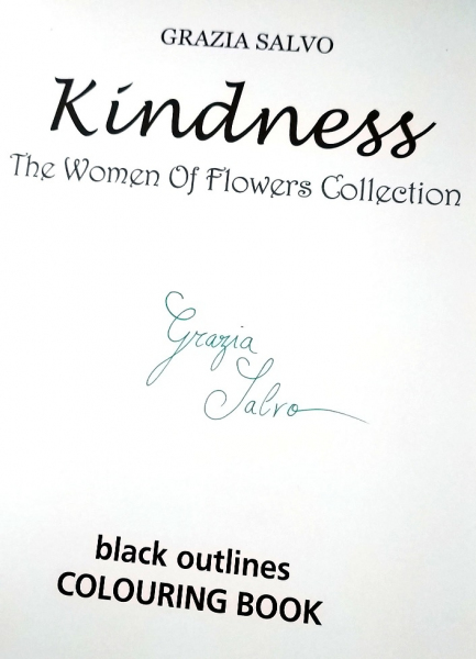 Kindness. The Women of Flowers collection. Książka z AUTOGRAFEM