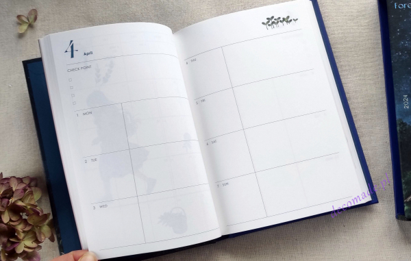 Aeppol Forest Girl's Diary Book Calendar 2024
