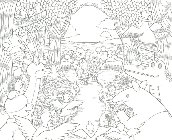 Polar Bear's Adventure Cruise Coloring Book