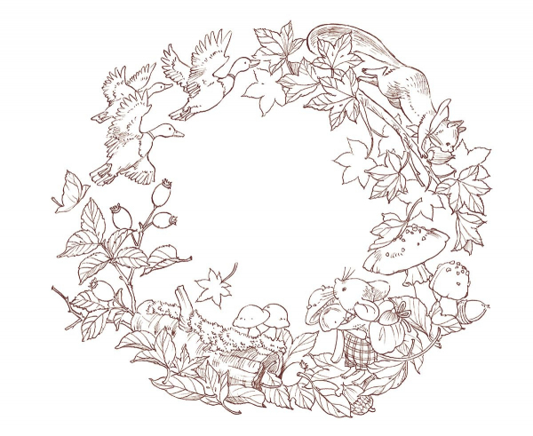 Seasonal Wreaths of plants and friends