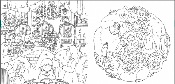 World Literature Tour Coloring Book