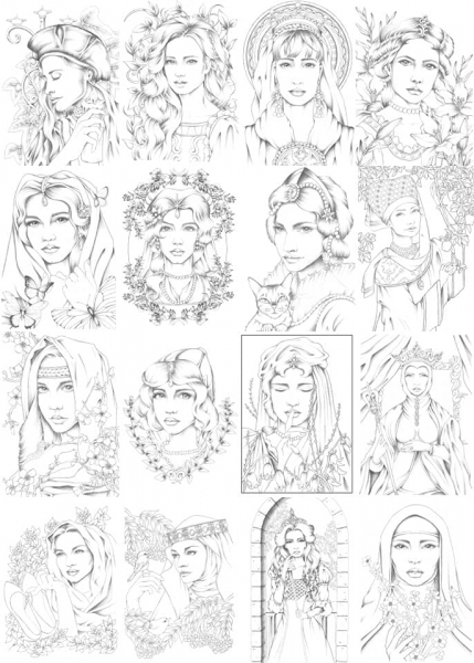 Queens of Poland Coloring Book. Edycja numerowana, z autografem