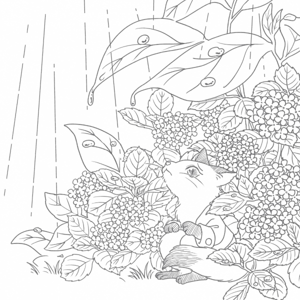 Secret Invitation Japanese colouring book