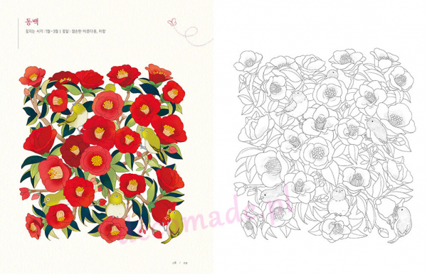 Spring sunshine coloring book