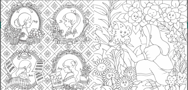 World Literature Tour Coloring Book