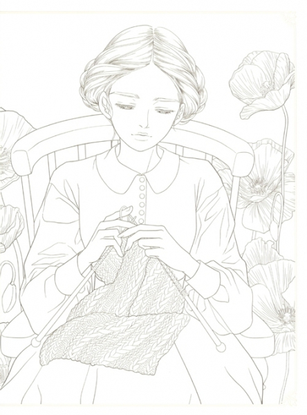 Little Women Coloring Book. Małe kobietki - kolorowanka