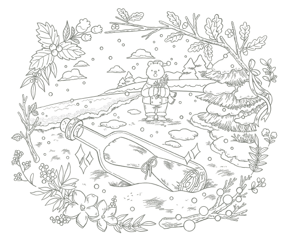 Polar Bear's Adventure Cruise Coloring Book